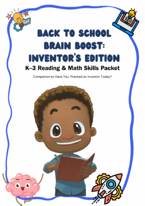 Back to School Brain Boost: Inventor's Edition - K-3 Bundle